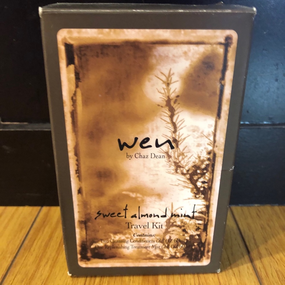 Wen hair care sweet almond mint travel kit